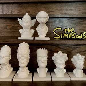 The Simpsons/ Homer/ Marge/ Bart/ Lisa/ Maggie/Krusty the clown/ Mr. Burns/ the Simpsons collectible figures/ The Simpsons sign