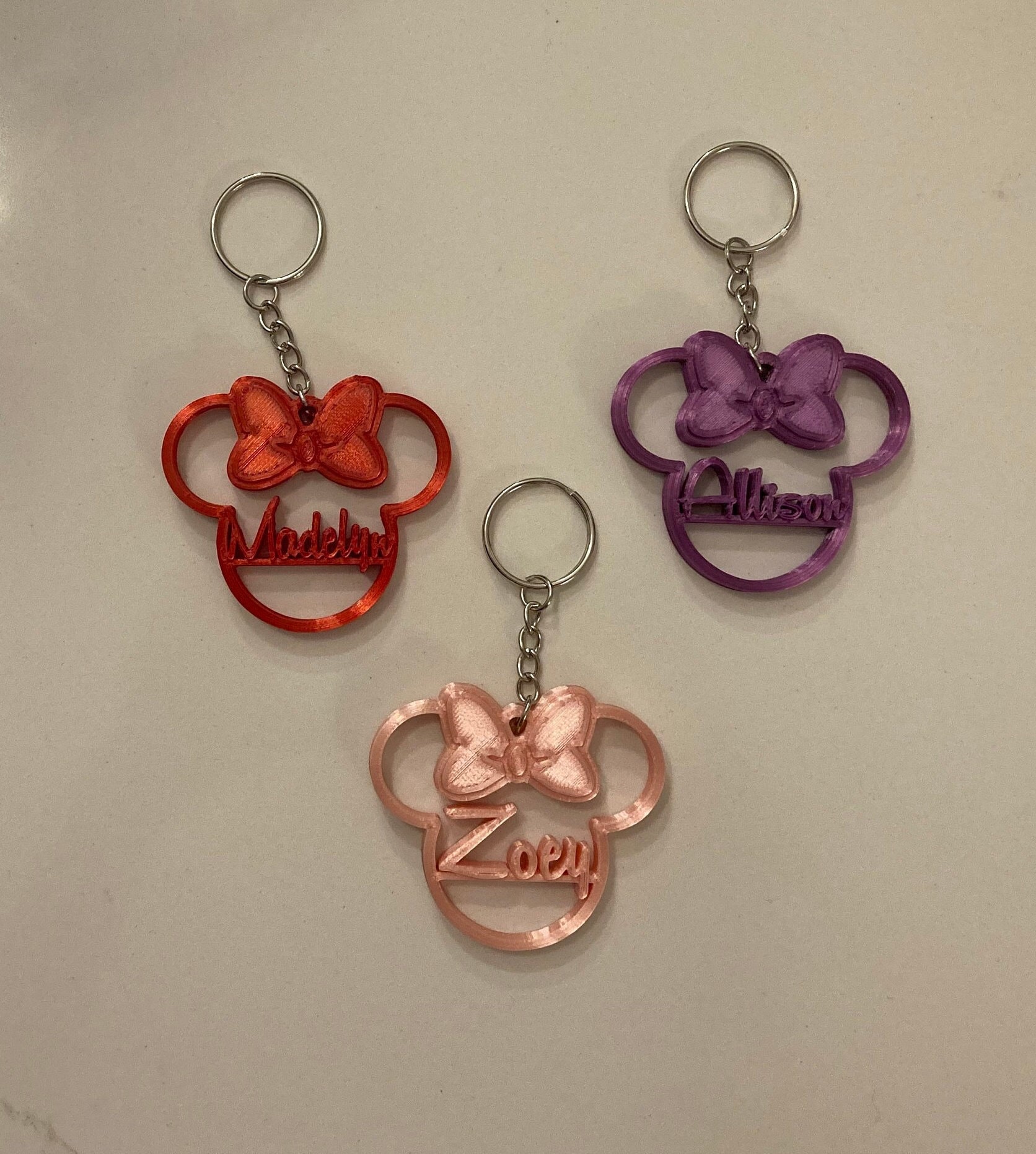 60 Pièces Accessoires DIY Mickey Minnie - Grelots, Porte-clés, Dragonne, Couleur Aqua, Occasion