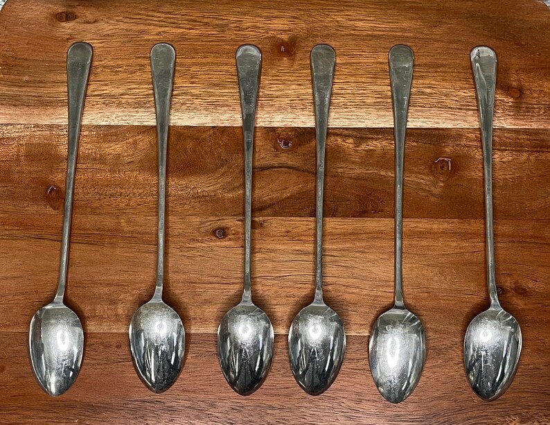 Vintage Gordon Gin 8 Long Spoon Etsy