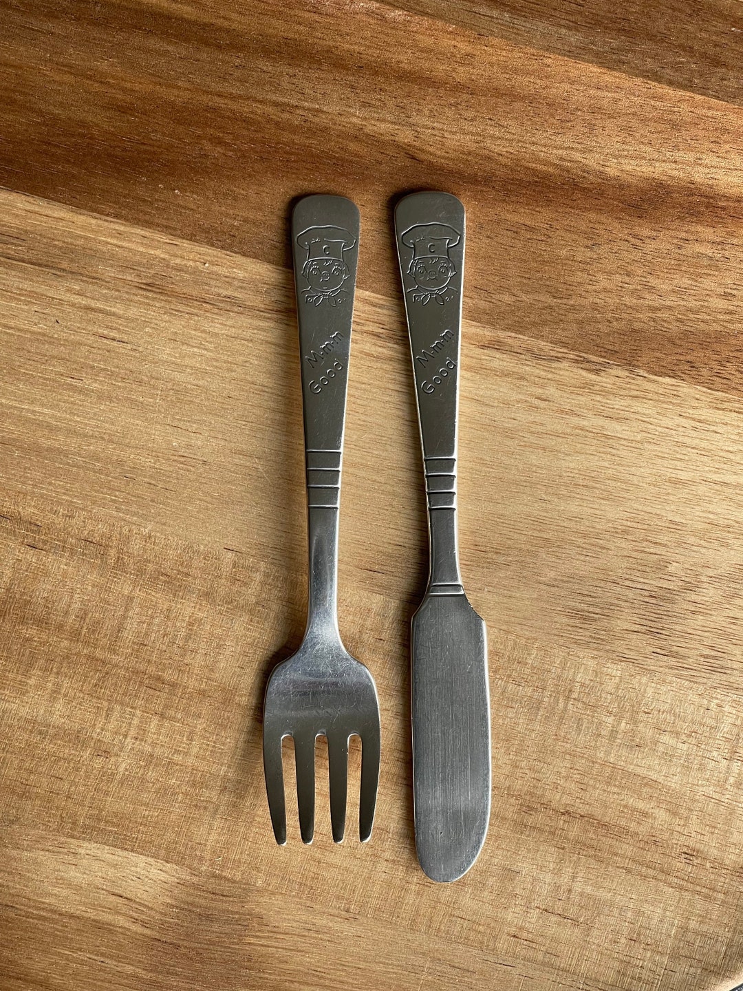 Campbell's Soup Mmm Good Fork and Knife Set Etsy
