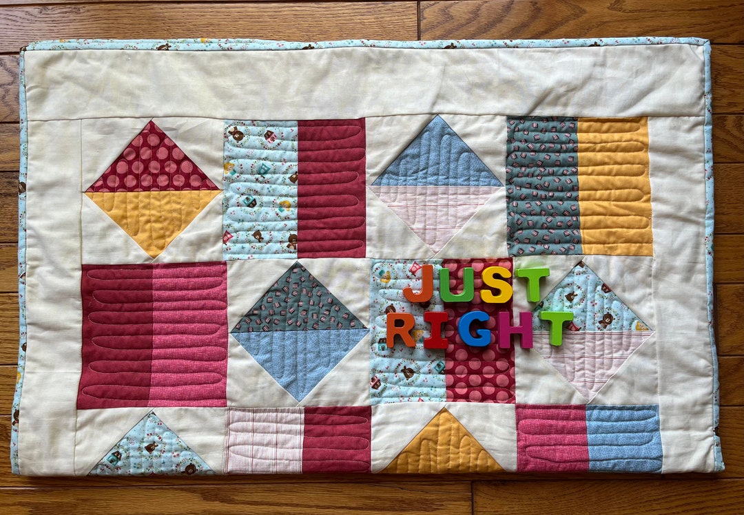 Goldilocks and the Three Bears Quilt/ Goldilocks Quilt/ Baby Quilt