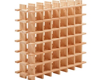 Botellero de madera de pino, estante modular para botellas, estantes para vino, encimera para cocina, despensa, 36 botellas