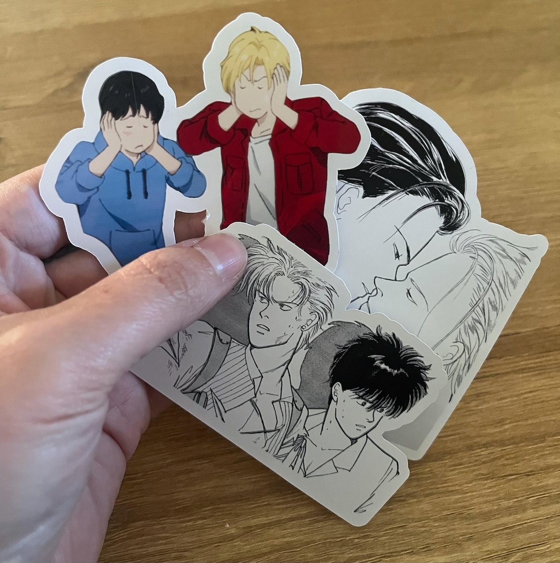 Banana Fish Sticker Set Etsy