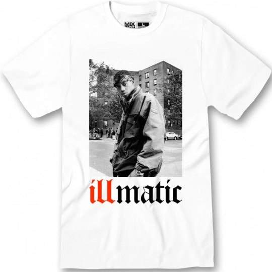 NaS Illmatic Nasty Nas Live at the BBQ Main Source Low Pro Hip Hop T-Shirt
