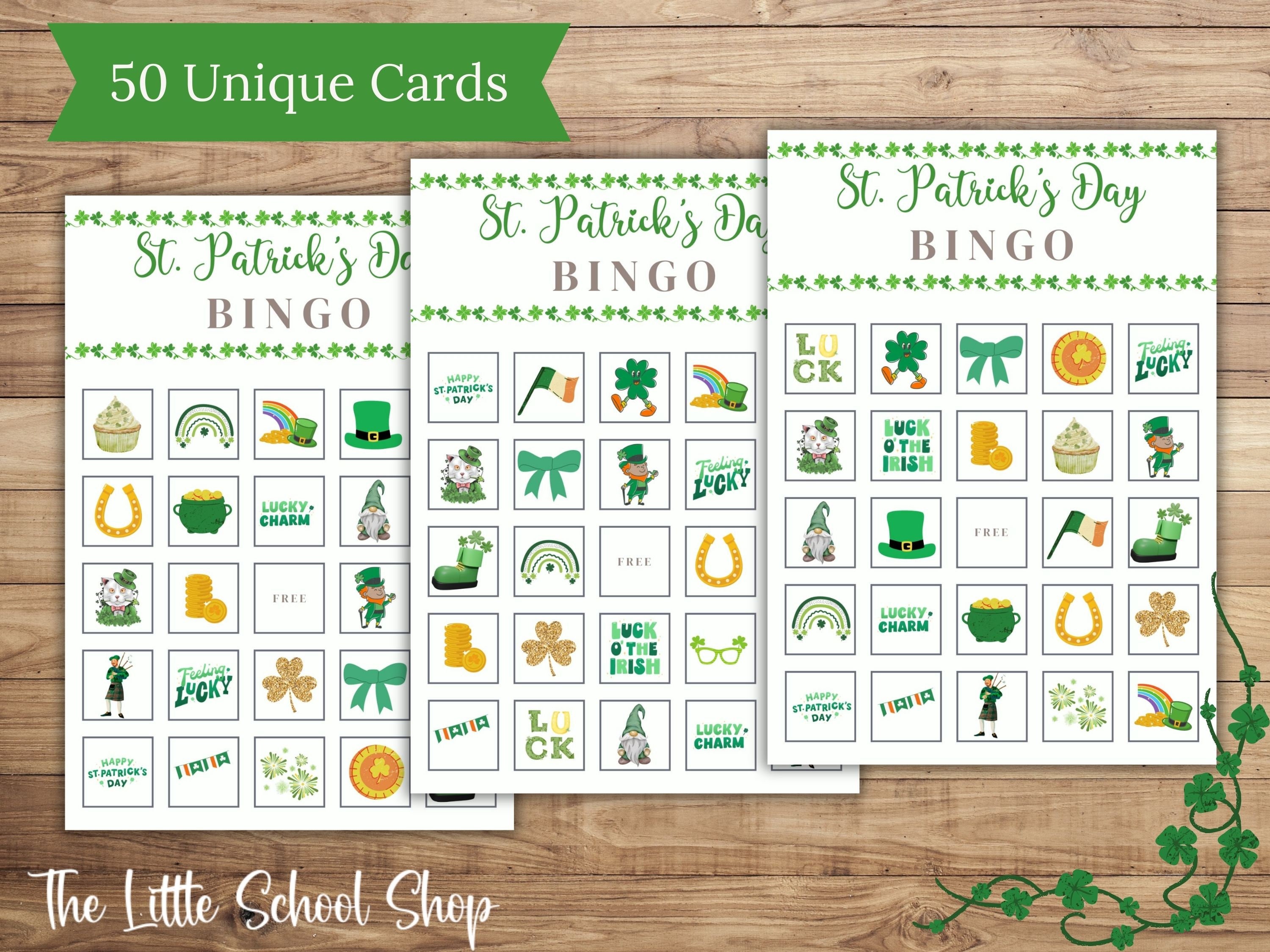 St Patricks Day Bingo Printable Bingo Printable Printable Bingo St Patricks Day Bingo Printable Bingo Printable Printable Bingo