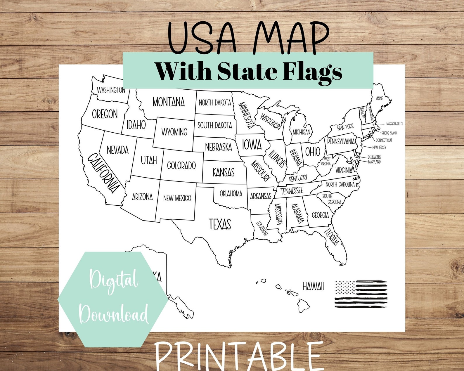 Printable Geography Map of US Printable - Il 1588xN.5665441280 5nbx 