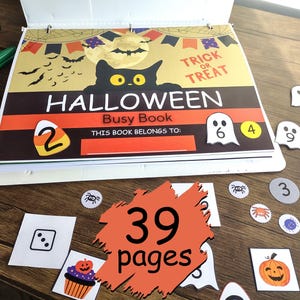 Halloween beschäftigt Buch Kleinkind Druckbare Halloween Aktivitäten Vorschule Herbst Lernmappe Halloween Druckbare Herbst Vorschule PDF Download