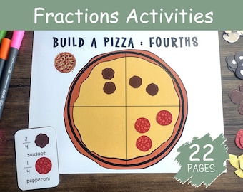 Fractions cheat sheets printable fraction worksheets homeschool math bundle for upper elementary fraction activities and games PDF