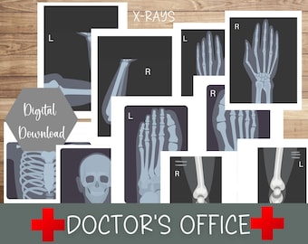 Pretend Play Doctor Office, Dramatic Play Printable, Pretend Play Printables, Doctor's Office, Role Play, Preschool Play, PDF Download