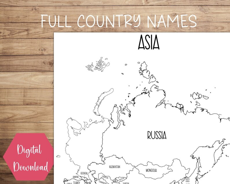 Asia Map, Map of Asia Printable Asia Map, Printable Asia Sales Map ...