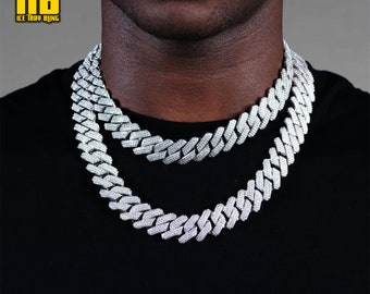Iced Out Cuban Link - Etsy Australia