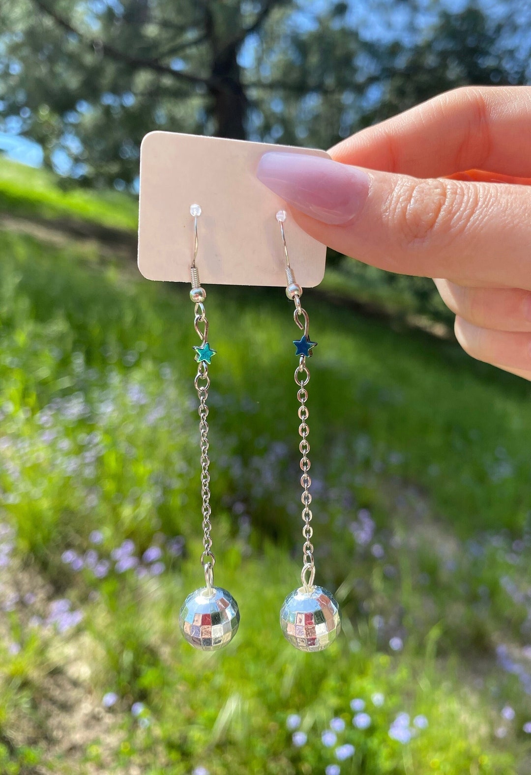 TAYLOR SWIFTINSPIRED Mirrorball Earrings Etsy