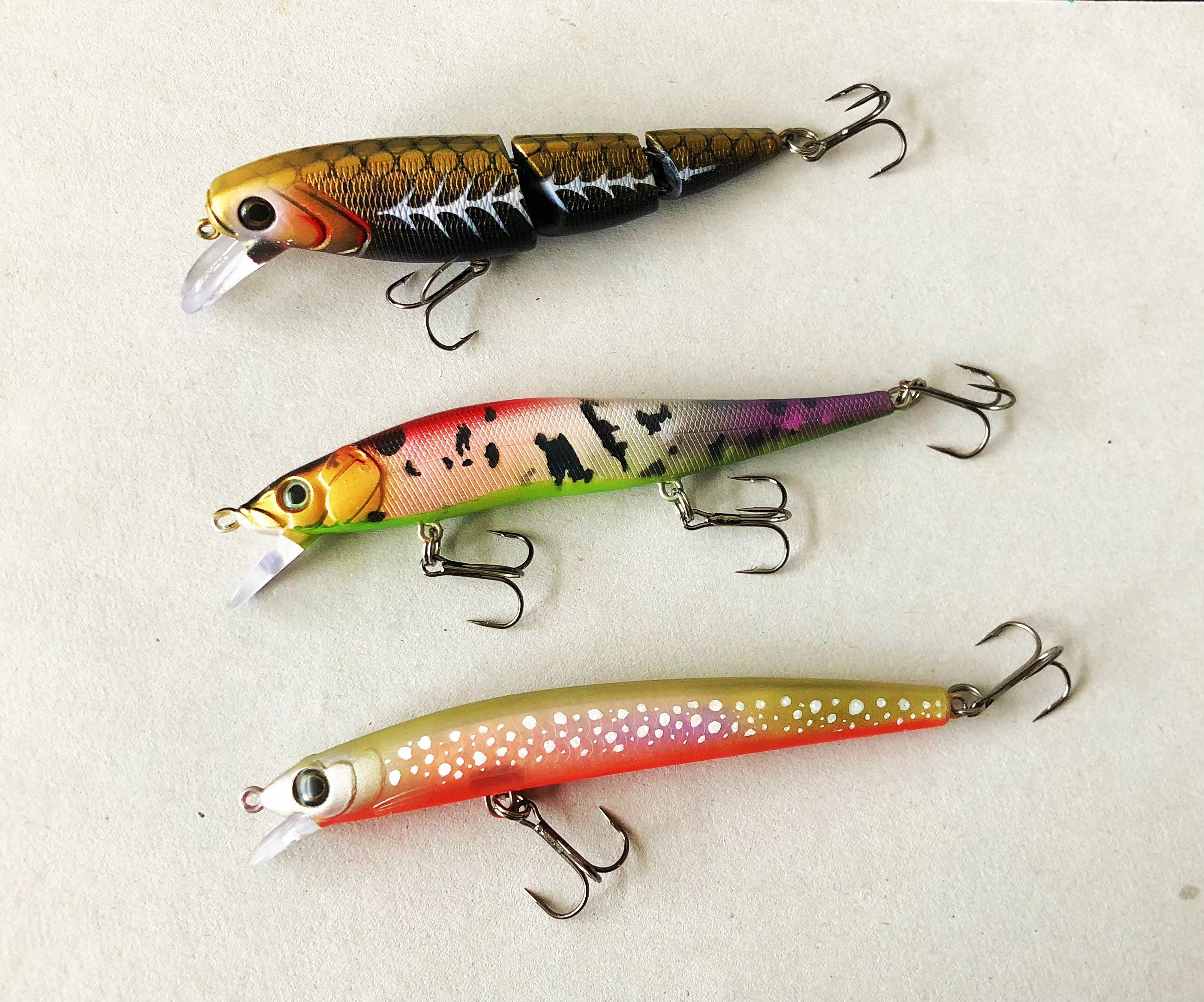 Lot of 6: Handmade Unbranded Fishing Lures. Fishing. Tackle.