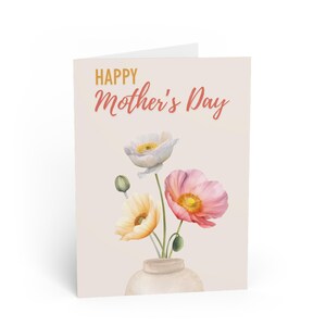 Custom Mother's Day Greeting Cards, Personalized Card