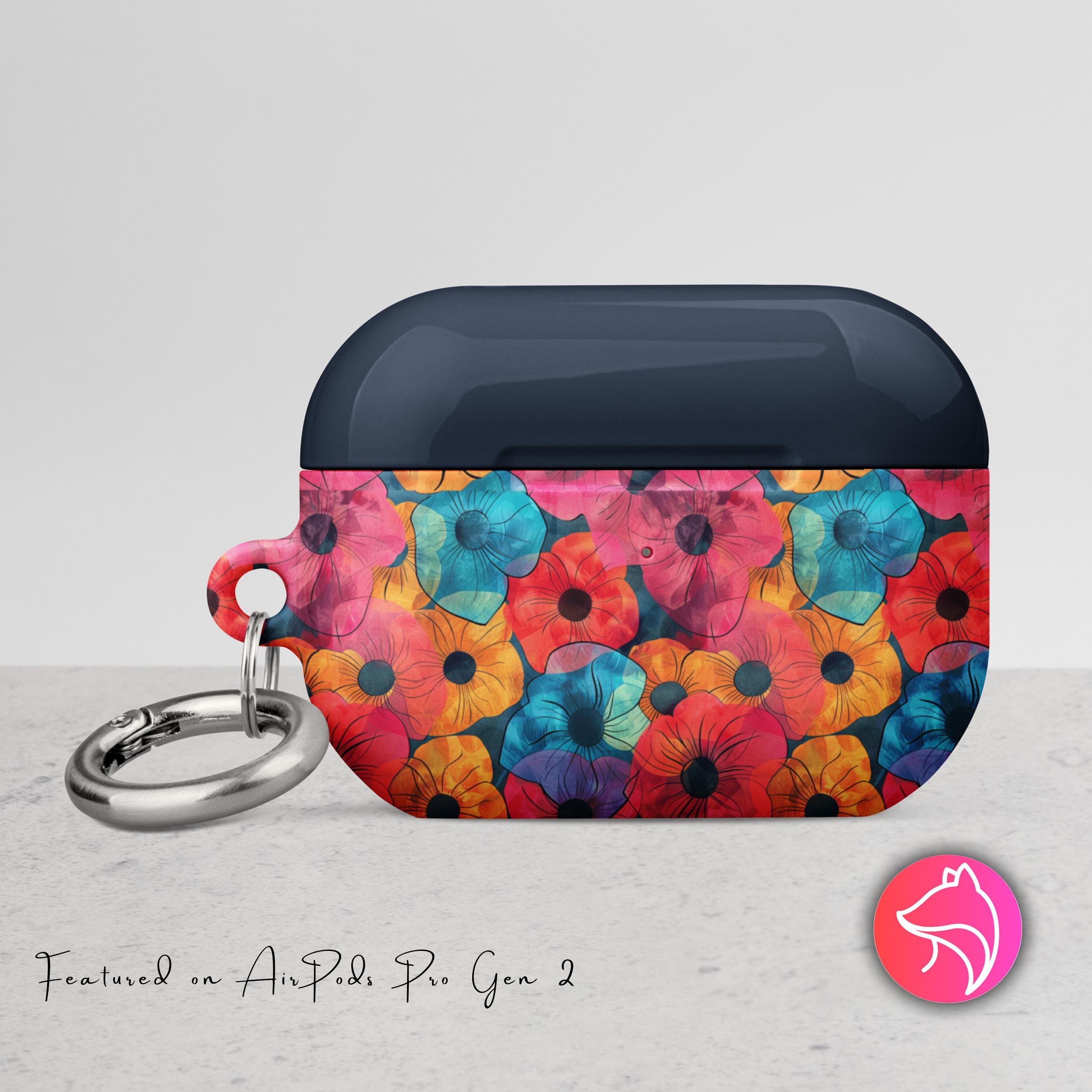 Coque 360 XO Poppy Pour AirPods Gen.1 & 2 - Vert Clair, Antichoc, Charge Sans Fil - Neuf