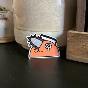 Chainsaw Dog Waterproof Sticker