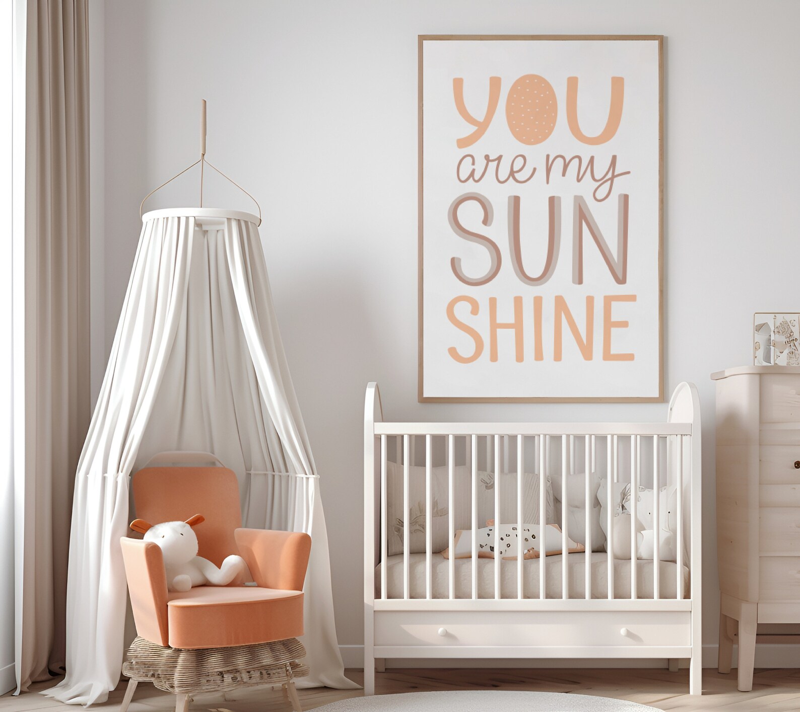 You Are My Sunshine Nursery Decor Wall Art Print, Nursery Printable ...