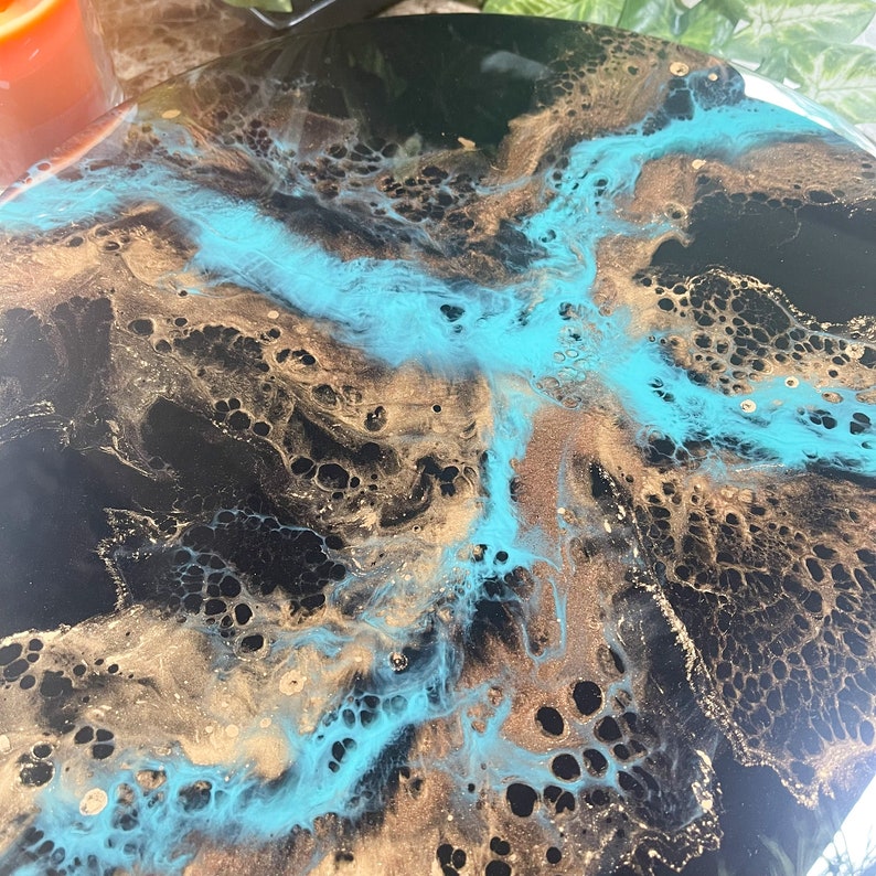 PERSIAN MIST Home Decor Lazy Susan Resin Turntable Etsy