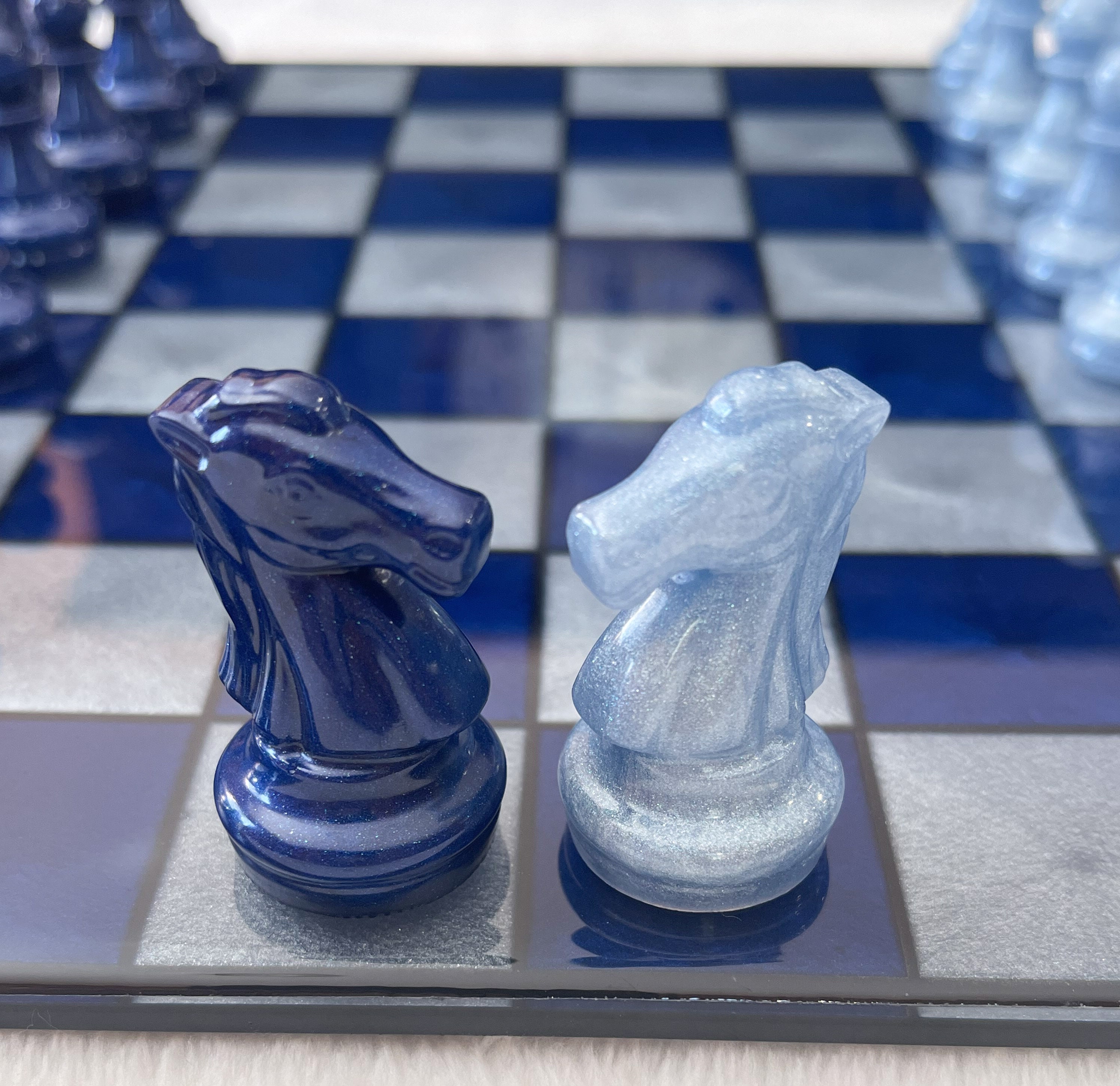 3D Resin MOLD Chess Piece Holder rack 