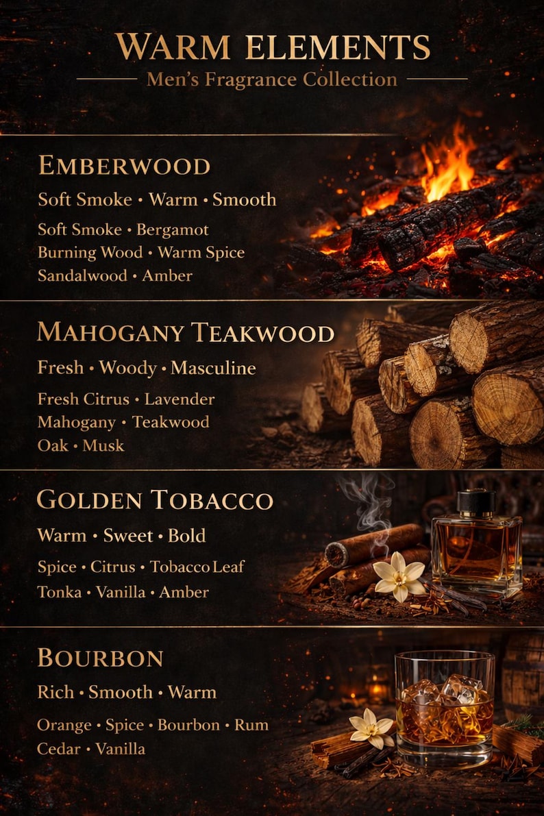 Presentset med parfymolja för män: Anpassningsbara botaniska dofter, långvarig doft bild 2