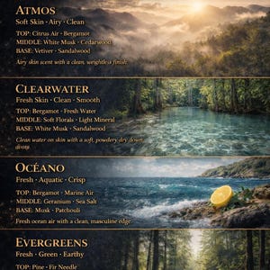 Presentset med parfymolja för män: Anpassningsbara botaniska dofter, långvarig doft bild 3