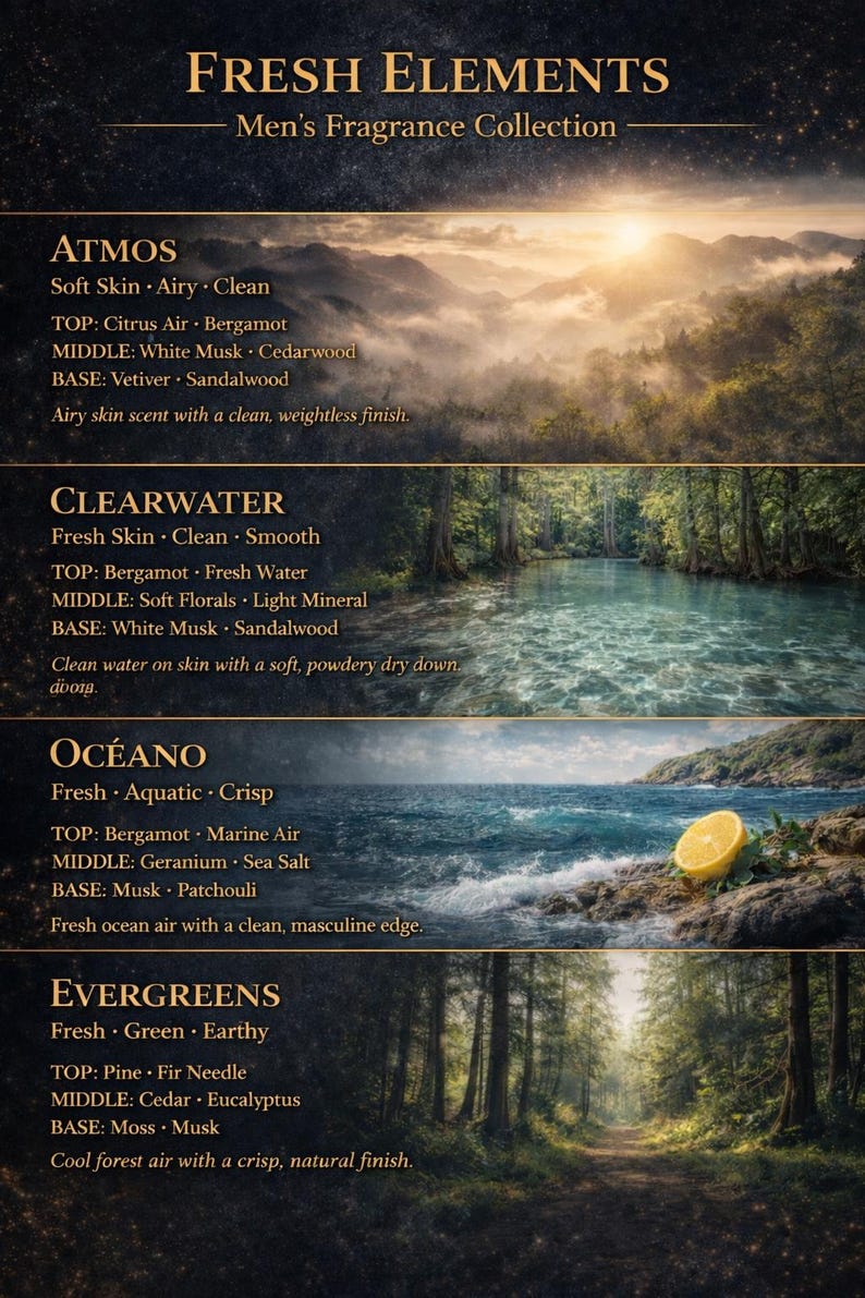 Presentset med parfymolja för män: Anpassningsbara botaniska dofter, långvarig doft bild 3