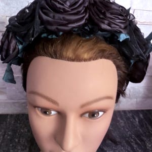 black rose headpiece