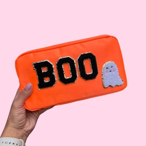 Halloween Patches for pouch - Pumpkin Self Adhesive Patch- Smiling Ghost Patch.