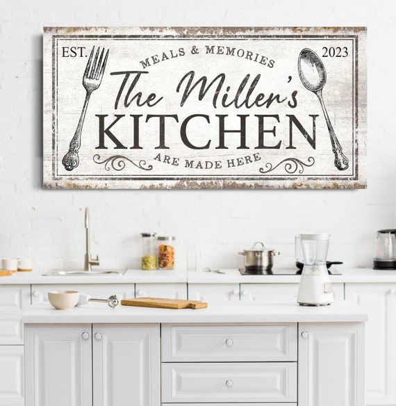 Diy Farmhouse Kitchen Sign Templates How To Easily Make A Farmhouse