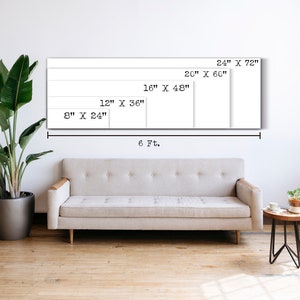 Custom Bed And Breakfast Sign With Family Name Guest Room Wall Decor Family Gifts Dining Room Wall Art Gift for Grandma Huge Canvas Art bild 4