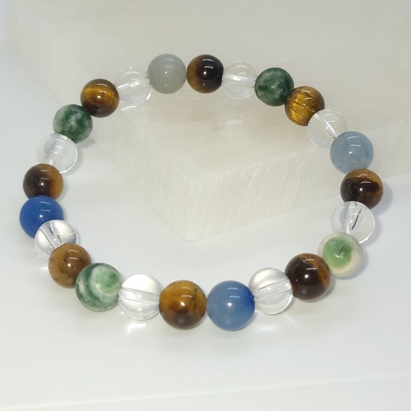 Natural Crystal Bracelet for Determination and Willpower