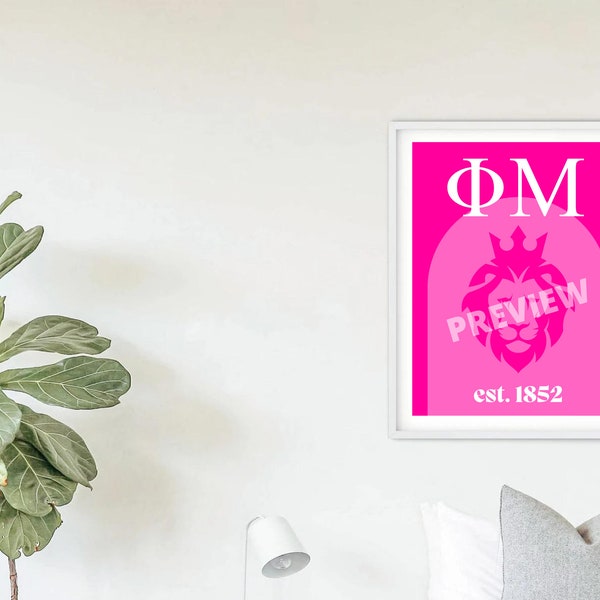 Phi Mu Frame 4x6 or 5x7 main image 0