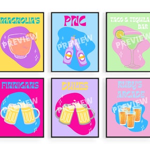 Harrisonburg/JMU Bar Poster Pack