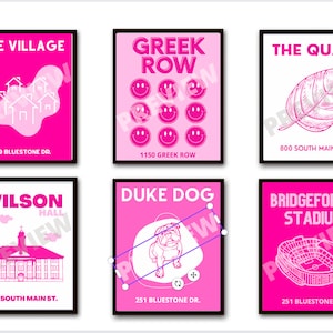 Pink JMU Posters