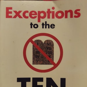Exceptions to the Ten Commandments