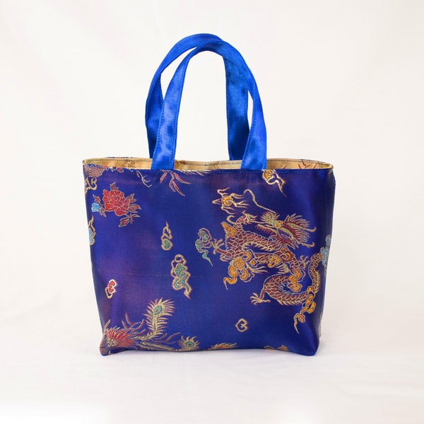 MINI-TOTE BAG / gift bag / fabric gift bag / small tote bag