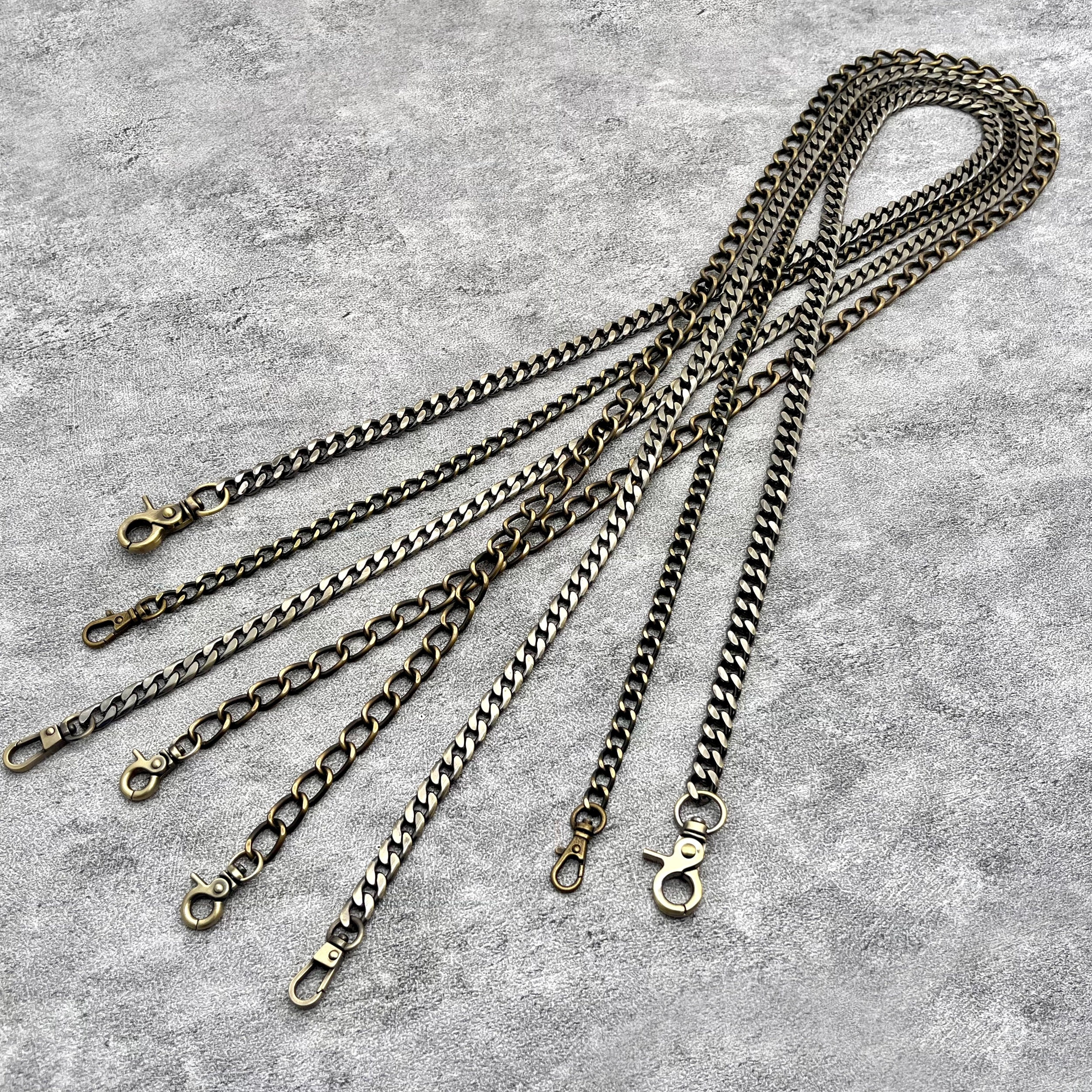 120cm/100cm Convenient Metal Purse Chain Strap Handle Replacement