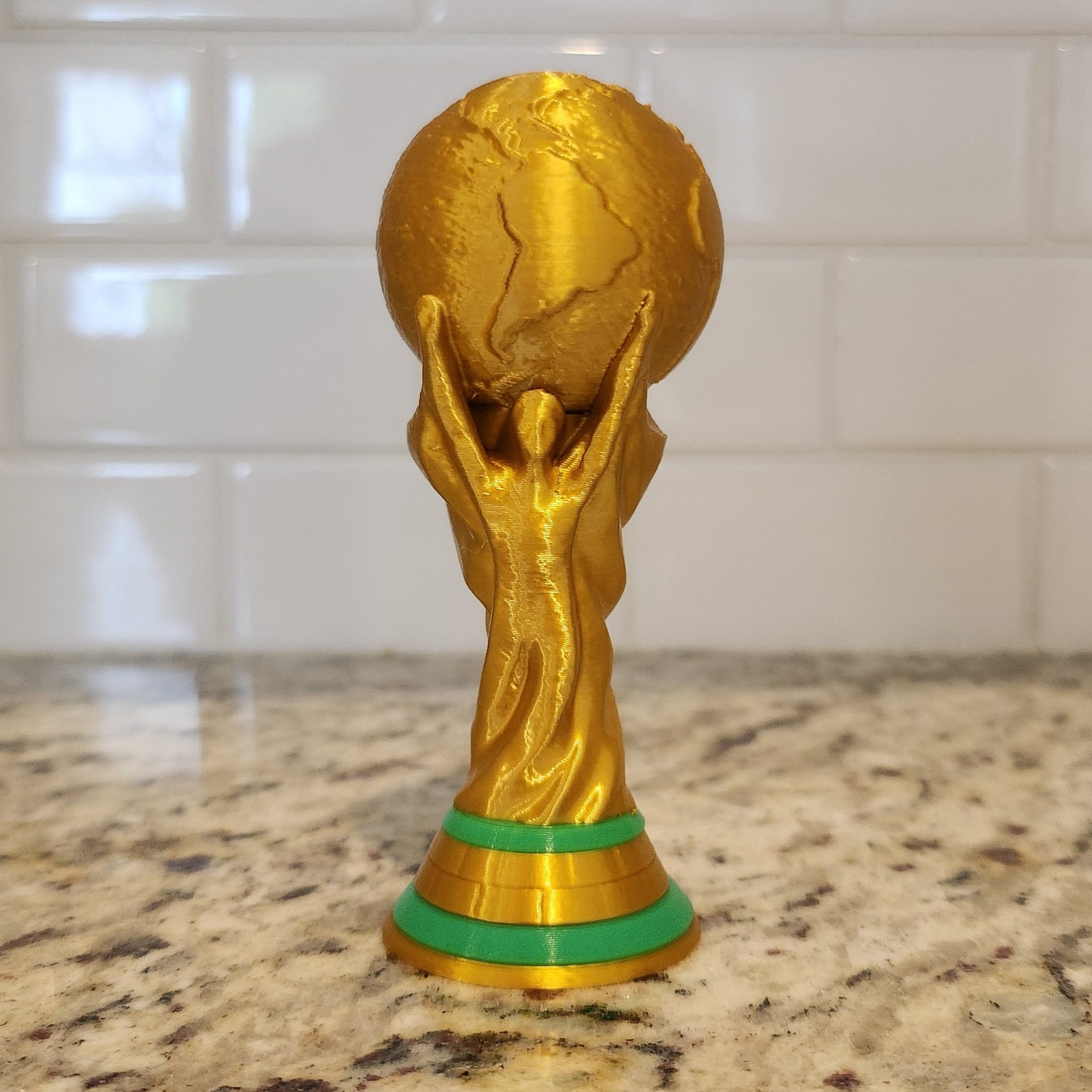  LNGODEHO 2022 World Cup Replica Trophy in Display