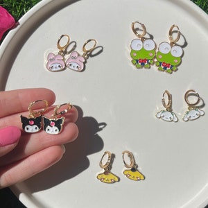 Kitty and friends earrings