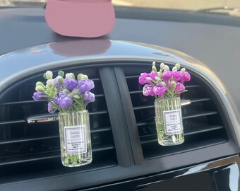 Flower Car Air Freshener, Diffuser, Refillable, Eco Friendly, Gift , Car Accessories