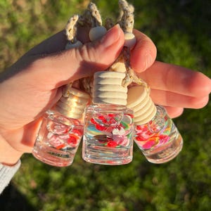 Diffuseur parfumé pour voiture, Désodorisant, Parfum écologique, Recharge, Cadeau pour elle