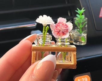 Flower Air Freshener Vent Clip for Car, Essential Oil Diffuser, Gift for Her