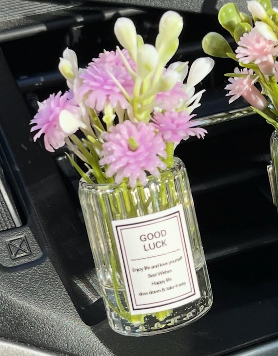 Handmade Flower Vase Car Diffuser with Essential Oil