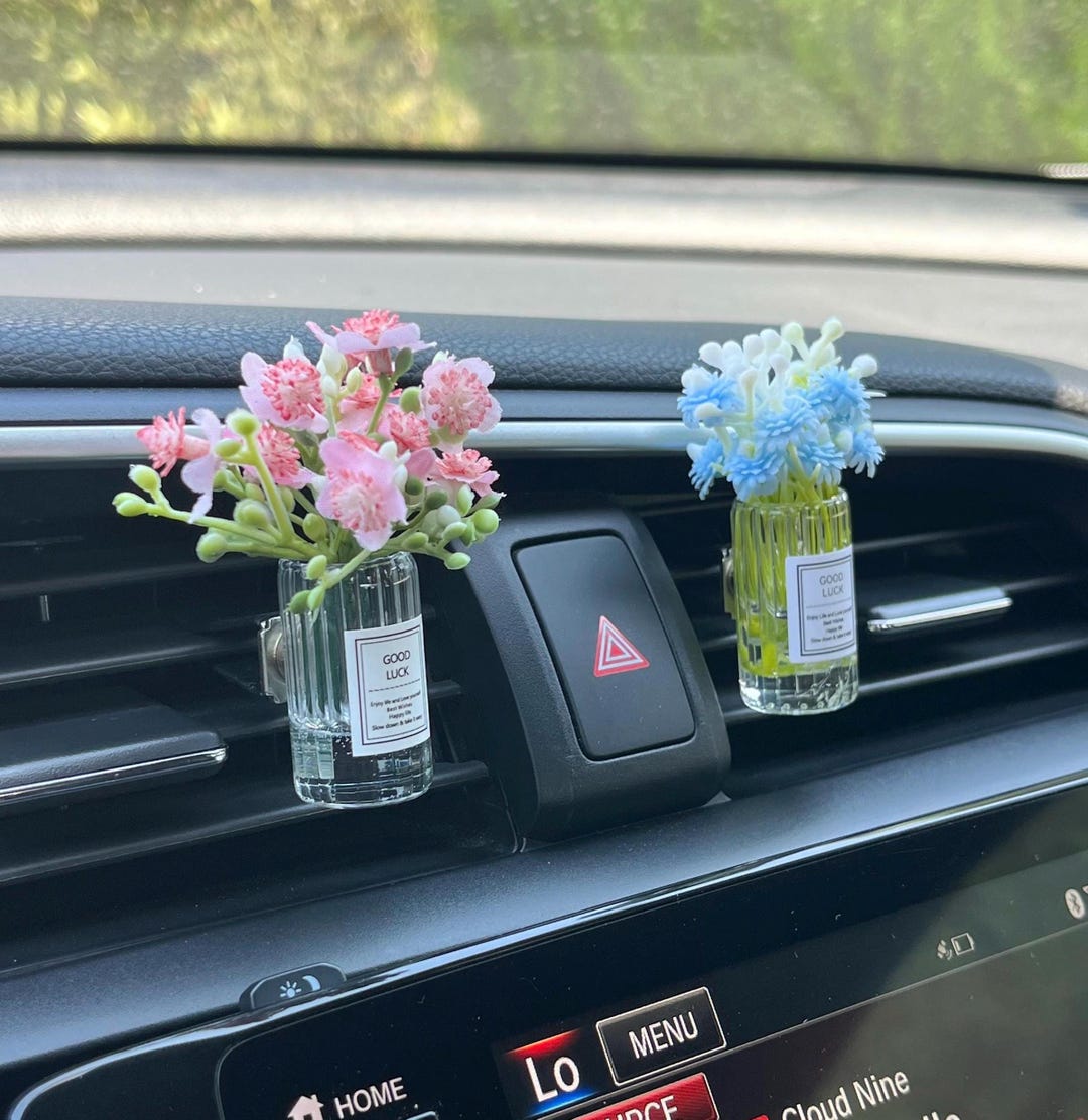 Flower Car Diffuser With Oil Handmade - Etsy UK