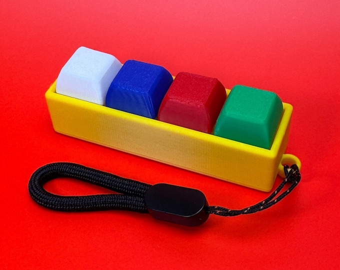 Mechanical Switch Clicky Fidget - 105+ Colors, Luna Kitty Keychain ...