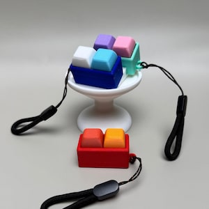Customizable Keyboard Clicky Fidget Toy / 153 Color combinations! / Perfect ASMR Sensory Tool for Relaxation and ADHD
