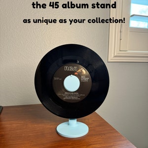The 45 Album Stand as unique as your collection!