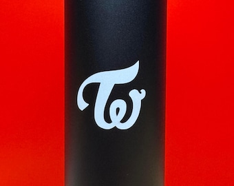 TWICE Logo Sticker | Kpop Waterproof Vinyl Decal in Multiple Sizes and Colors | ONCE Fan Merch for Laptops, Water Bottles and Journals