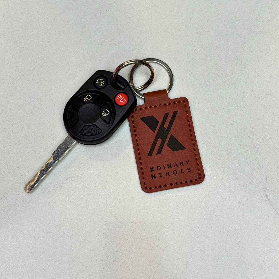 Xdinary Heroes Keychain Leather Keychain – XH Logo & Villains Logo