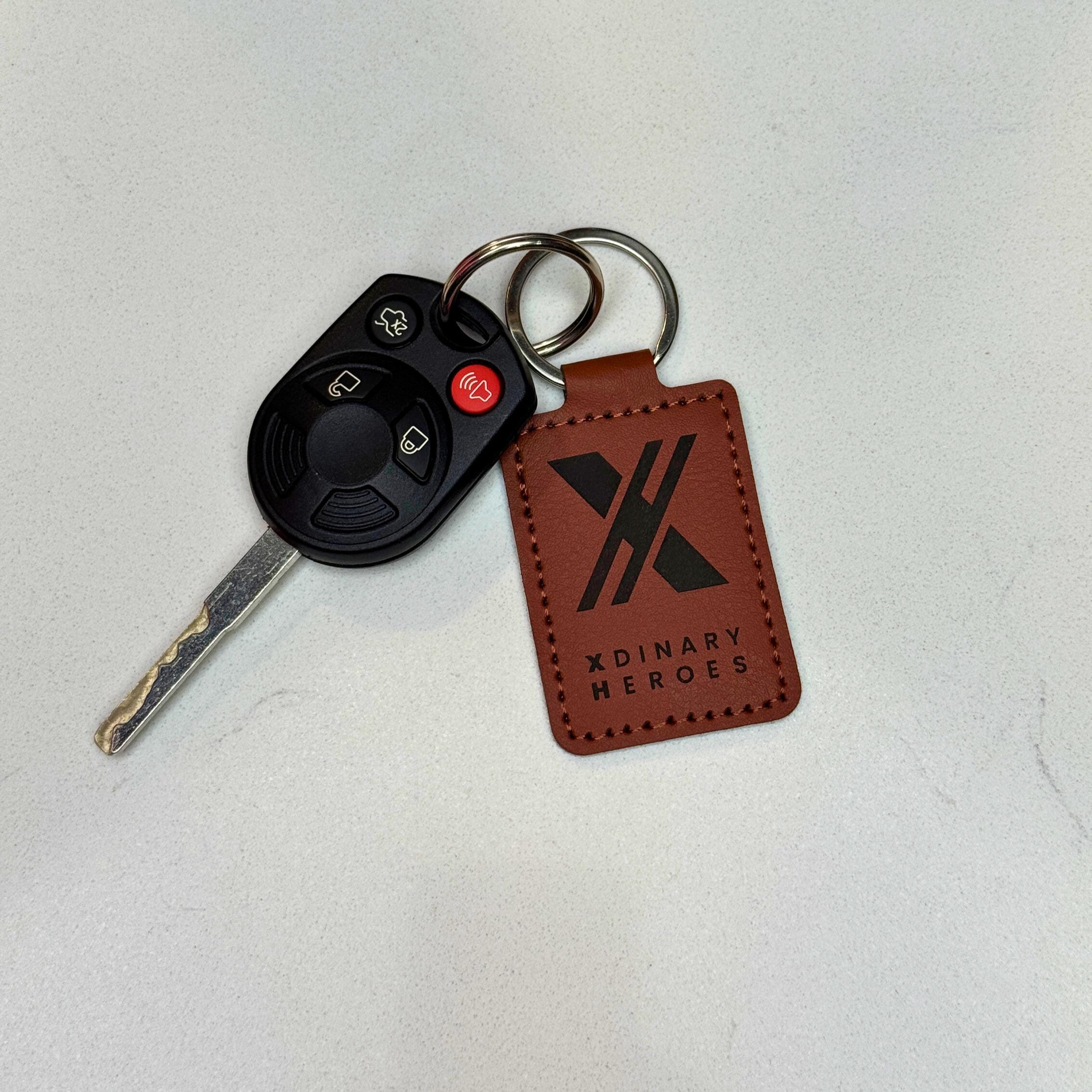 Xdinary Heroes Keychain Leather Keychain – XH Logo & Villains Logo